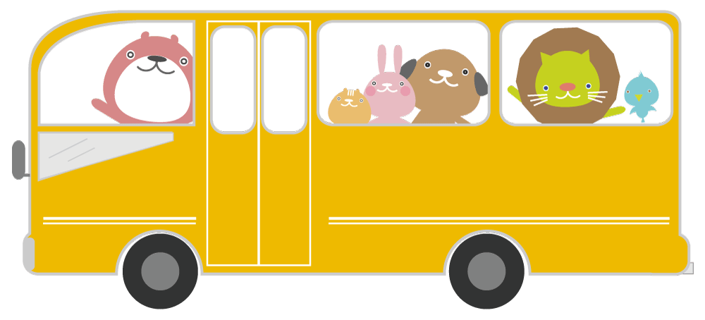 保育バスイラスト